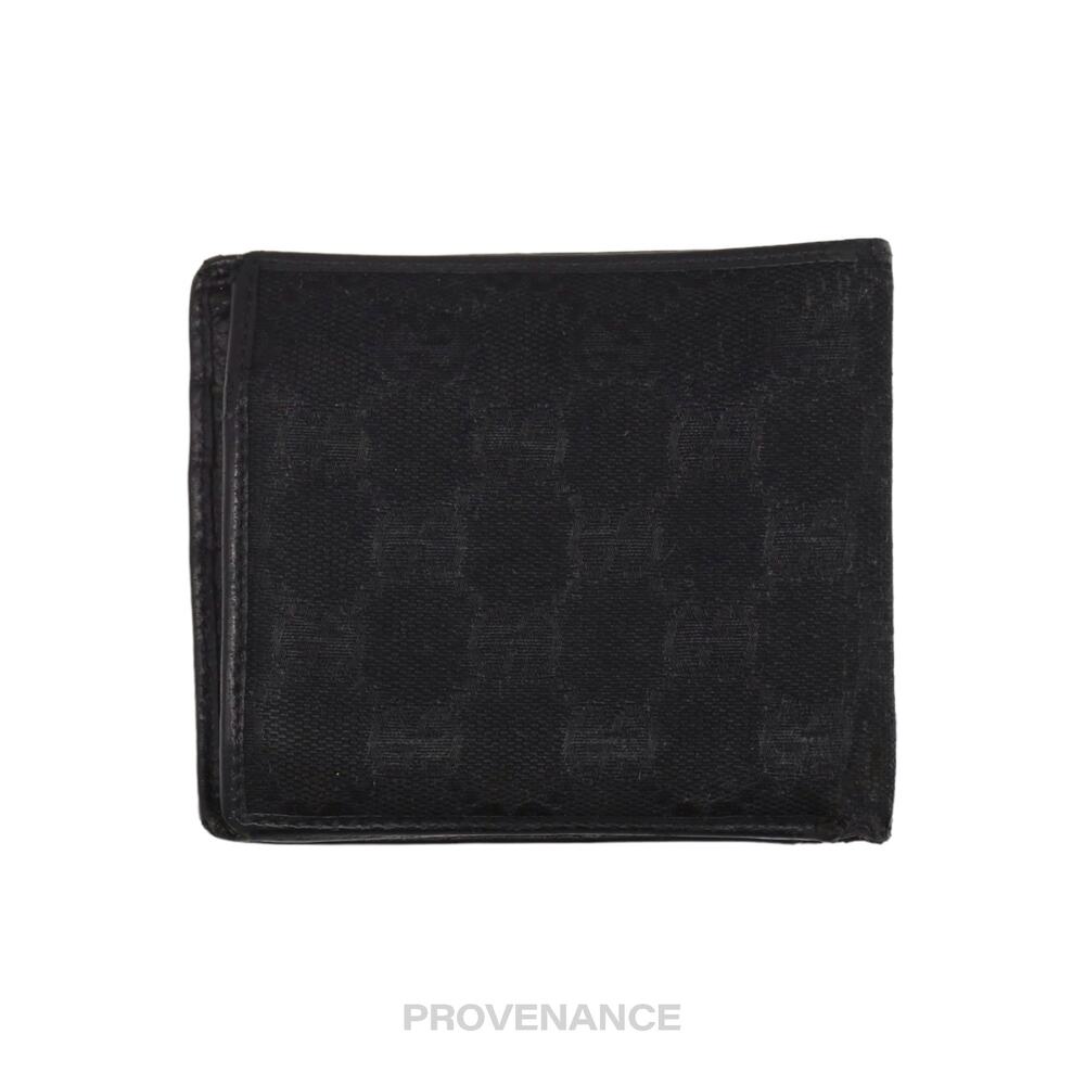 🔴 Gucci GG Bifold Wallet - Black  GG Canvas - Picture 2 of 9